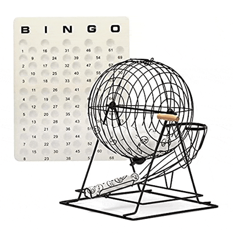 Deluxe Large Bingo Cage Set