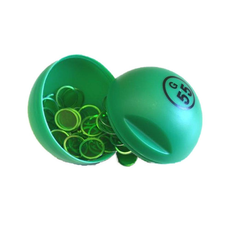 Bingo Ball Magnet with 100 Magnetic Chips