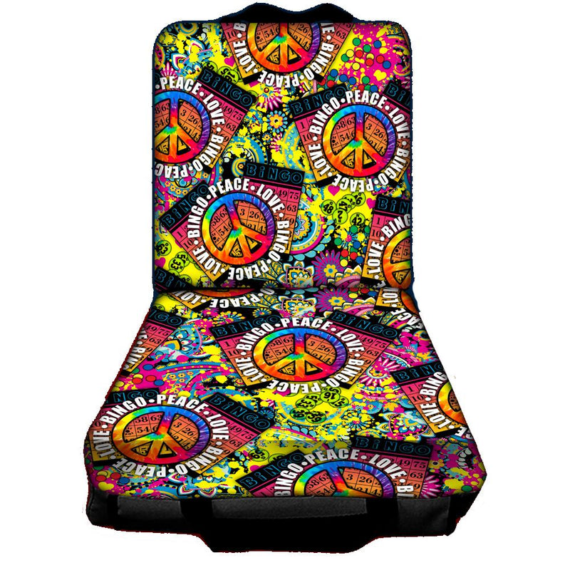 Peace, Love Bingo Cushion