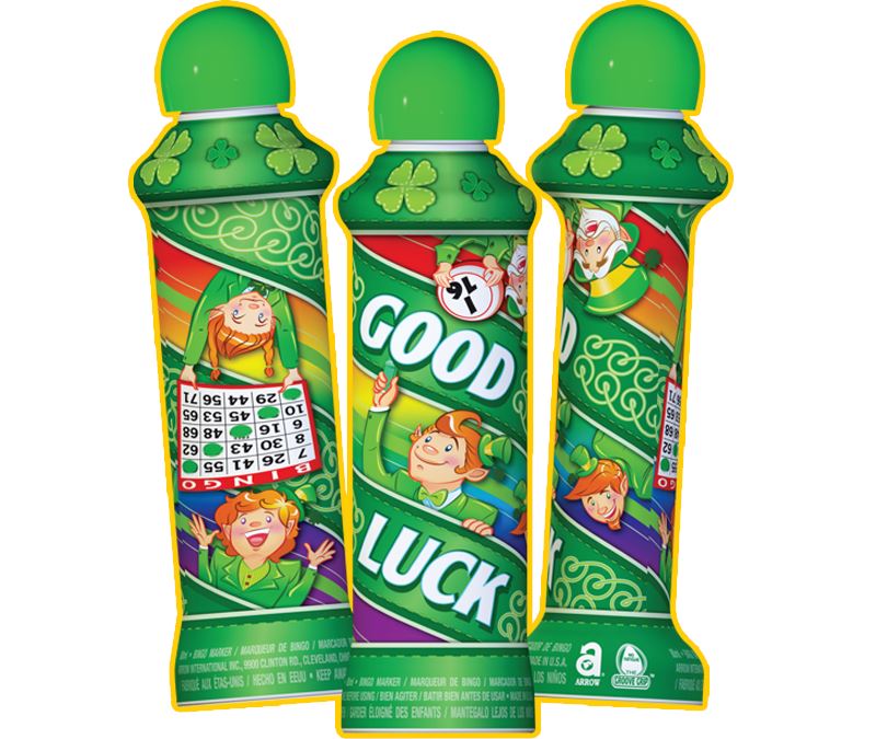 Saint Patty's Day Good Luck Bingo Dauber - 12 Pack