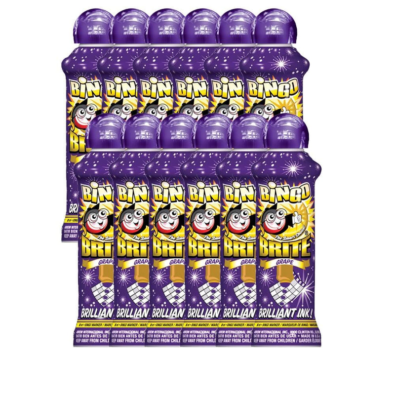 Bingo Brite Bingo Dauber (4 oz) - 12 Pack