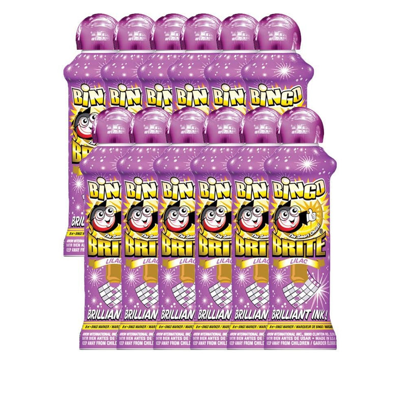 Bingo Brite Bingo Dauber (4 oz) - 12 Pack