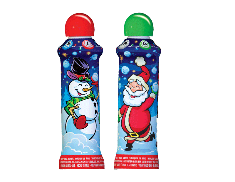 Let It Snow Christmas Bingo Dauber 2023 - 12 Pack
