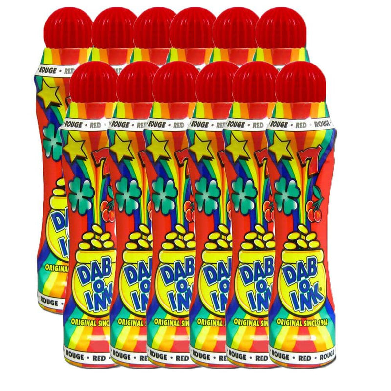Dab-O-Ink Bingo Daubers (3 oz & 4 oz) - 12 Packs