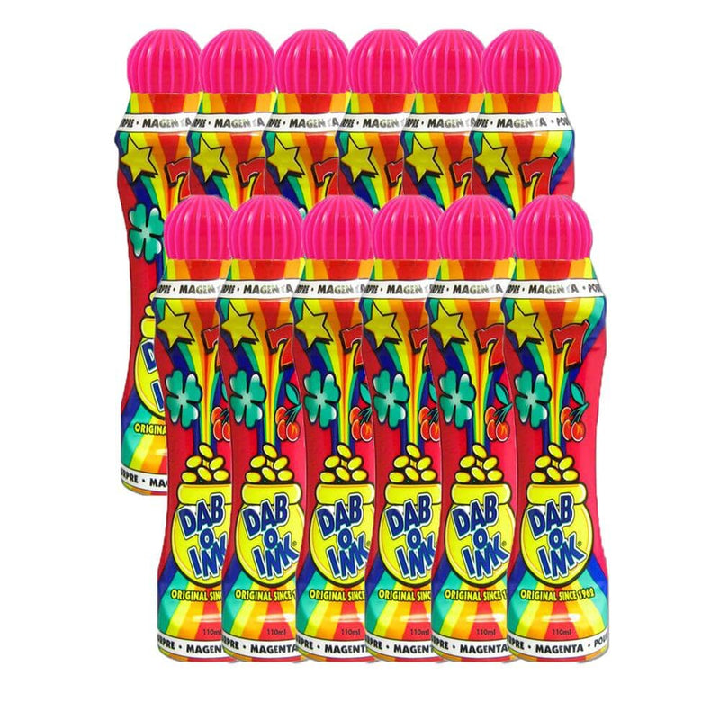 Dab-O-Ink Bingo Daubers (3 oz & 4 oz) - 12 Packs