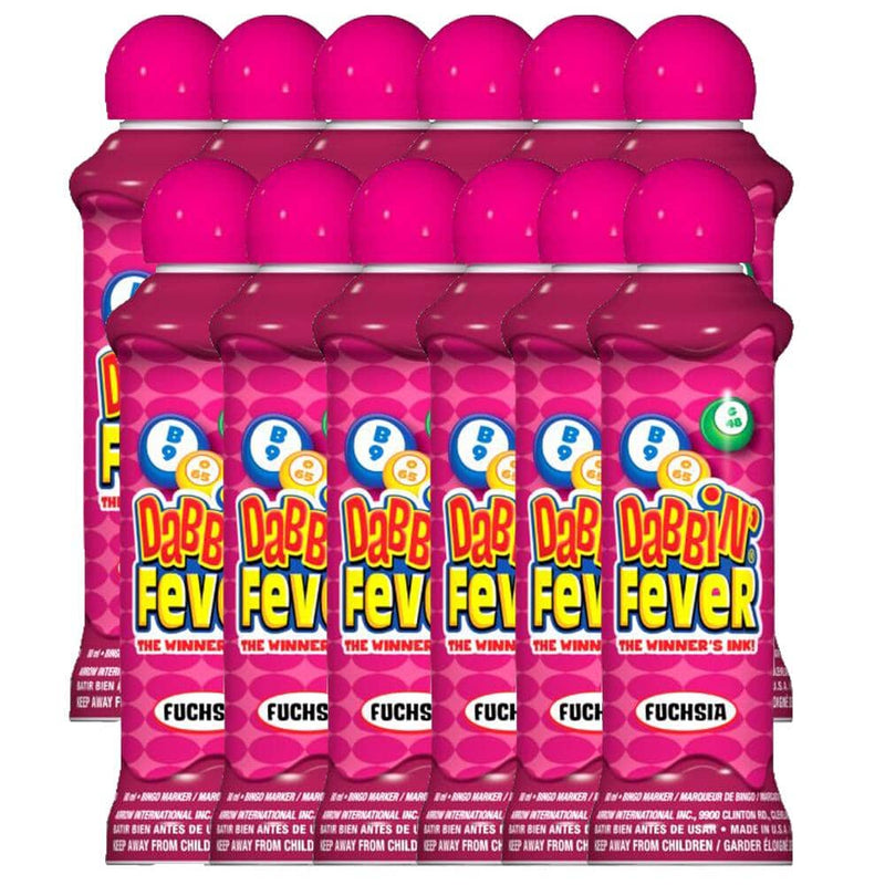 Dabbin Fever Bingo Dauber (3 oz & 4 oz) - 12 Packs