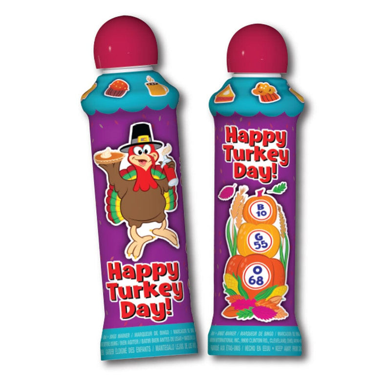 Happy Turkey Day Bingo Dauber - 12 pack