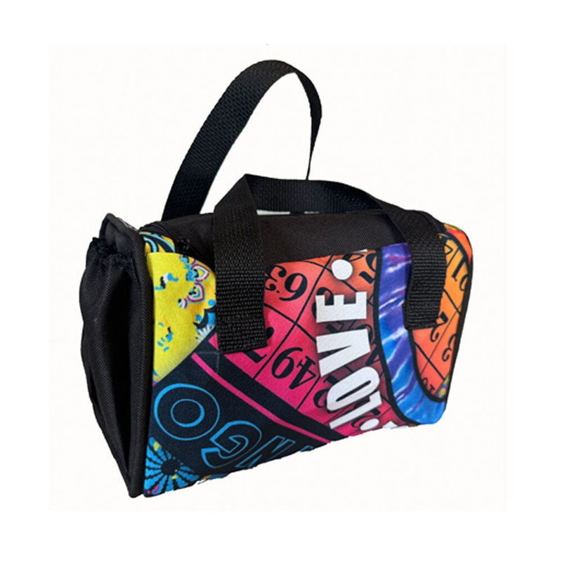 Peace, Love, Bingo Mini Duffle Classy Tote