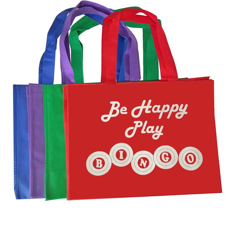 Be Happy Play Bingo Tote Bag