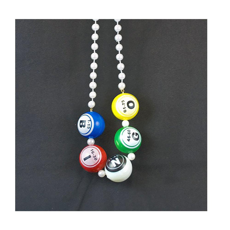 Bingo Ball Bead Necklace
