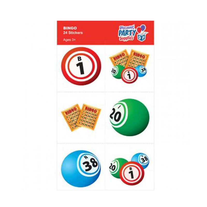 Bingo Stickers (Pkg of 24)