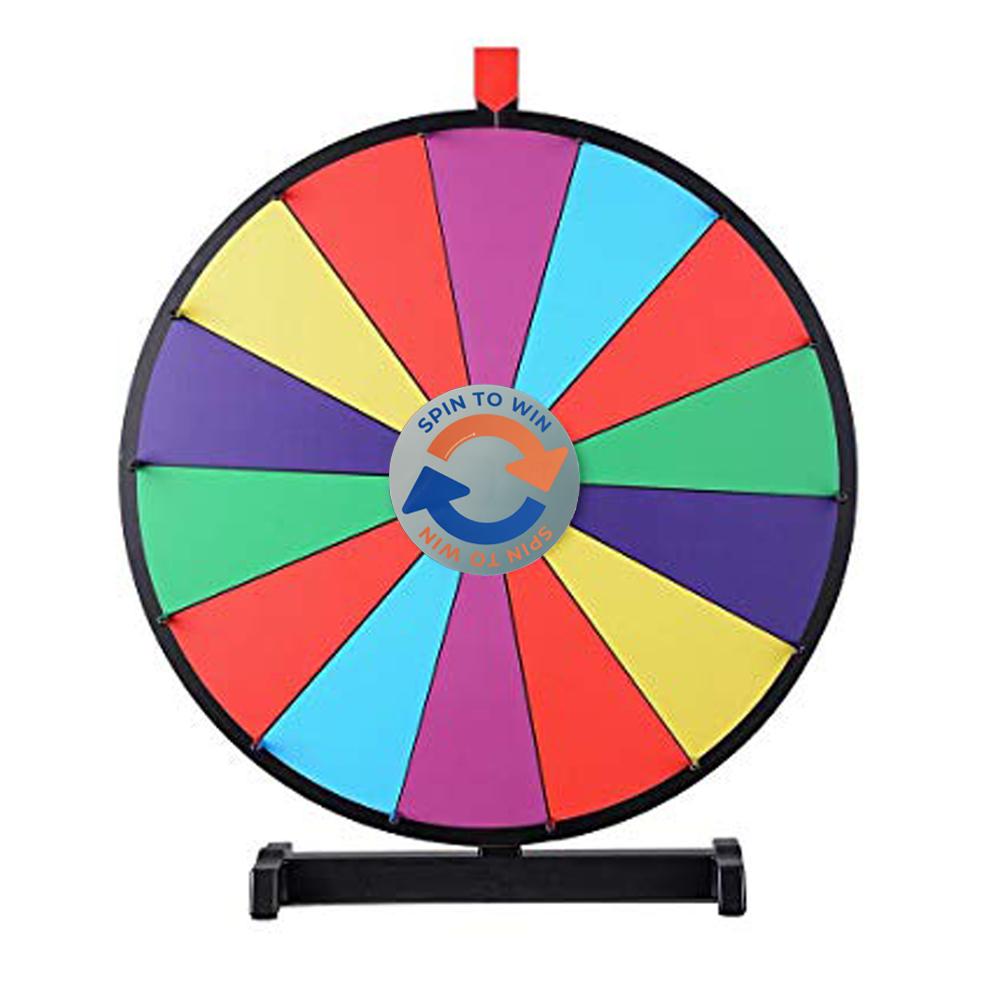 Tabletop Spinning Prize Wheel (24 inch) – Wholesale Bingo Supplies