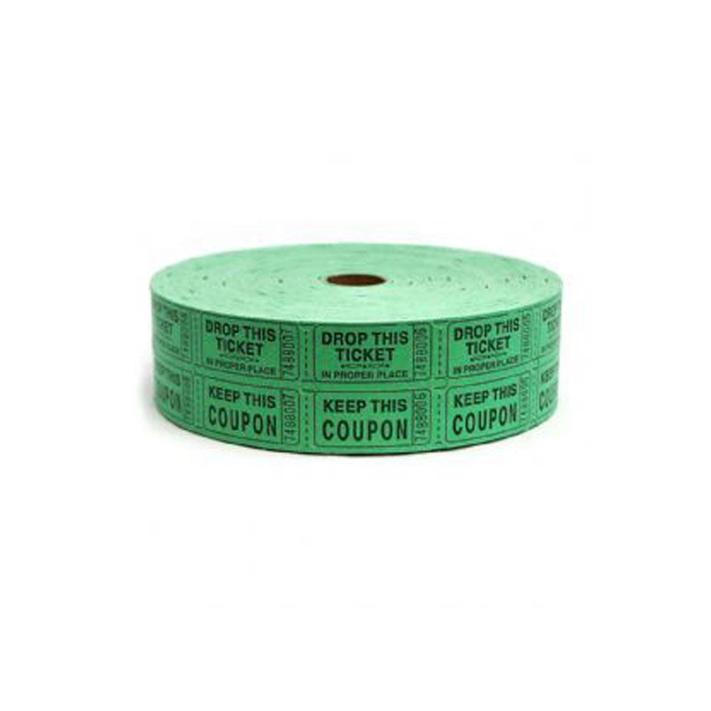 Green Raffle Token. Image Green Raffle Ticket Clipart